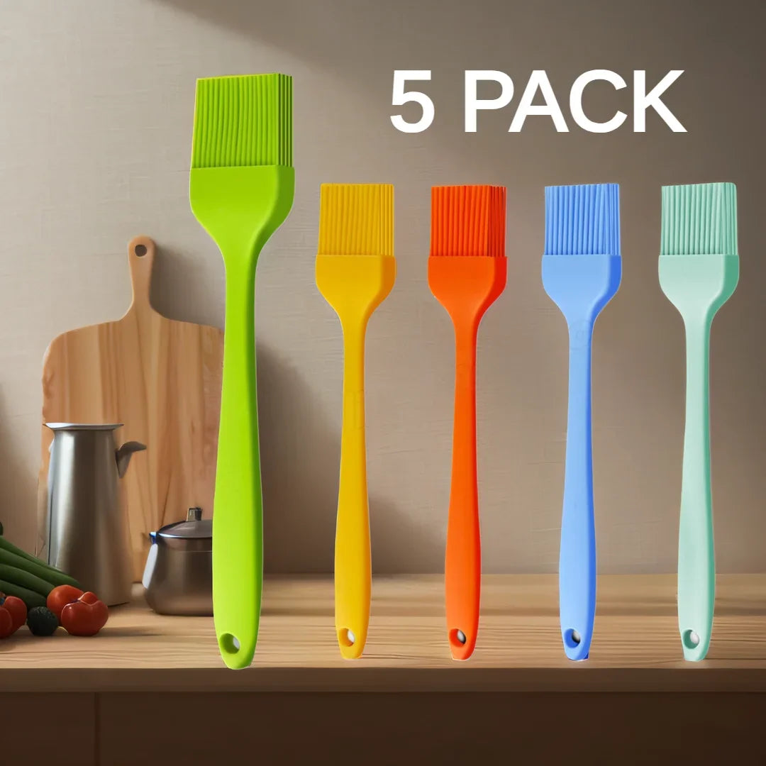 2/1pcs Silicone Kitchen Brush Basting Pastry Brush Cooking