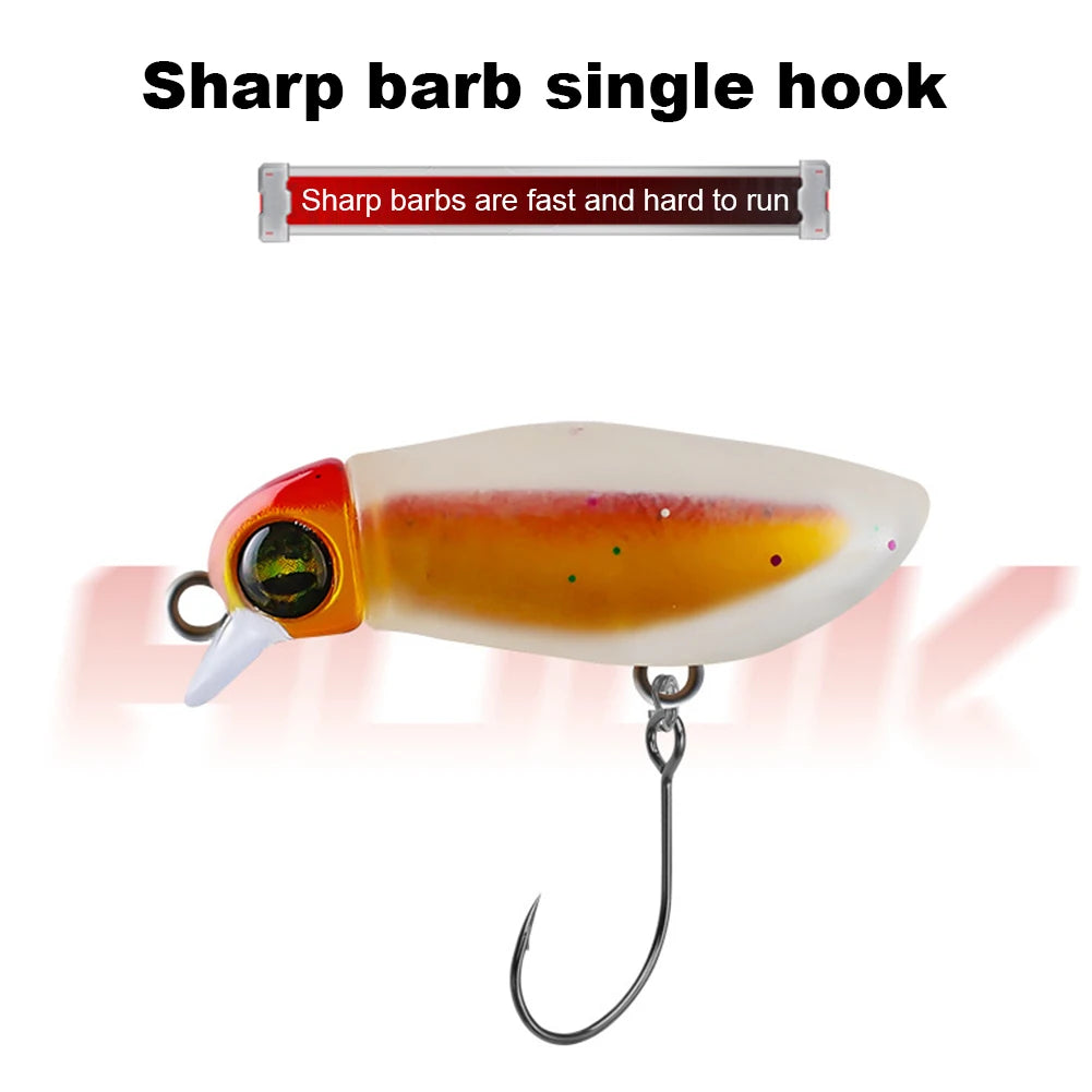 1-30pcs Insect Micro Soft Plastic Bait Trout Spinner Crank Bait