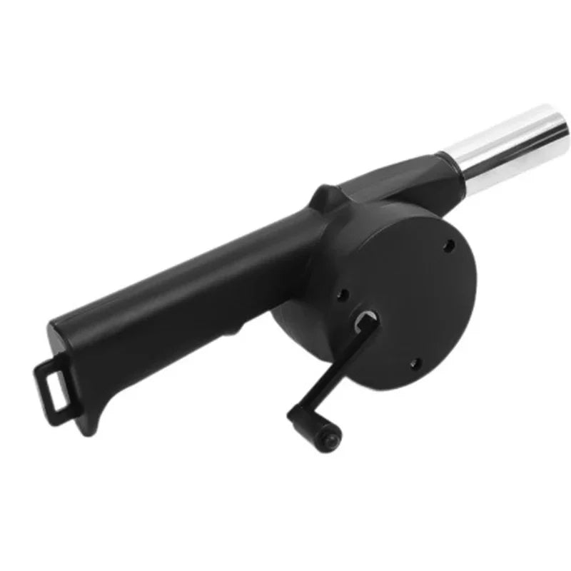 BBQ Fan Air Blower Fast Fire Starter Portable Manual Hand Crank