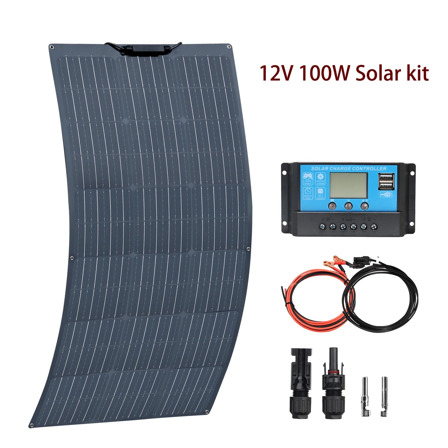 12V 50W Flexible Solar Panel 19.8V 100W Photovoltaic solar panels
