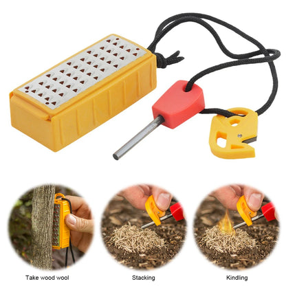 Lightweight Stainless Steel Grater Portable Outdoor Survival Tool