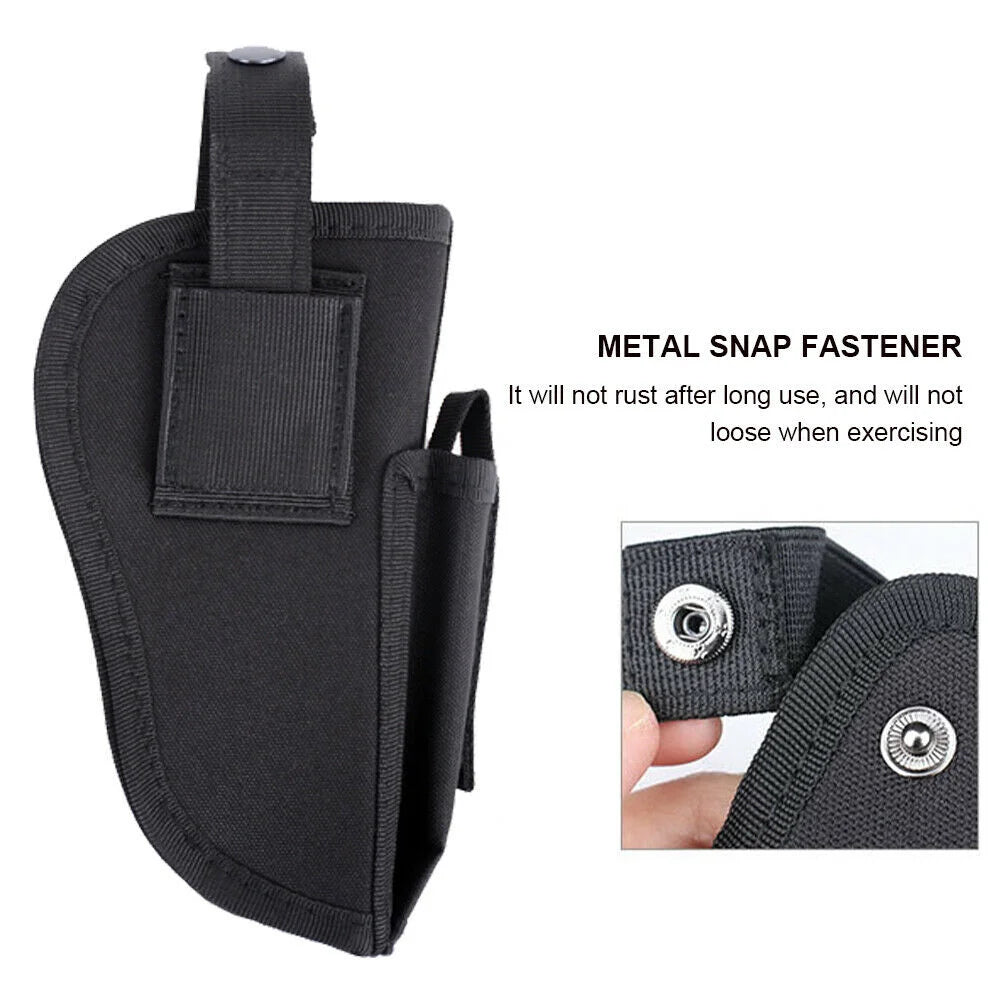 Tactical MOLLE Gun Pouch Holster Left / Right Universal