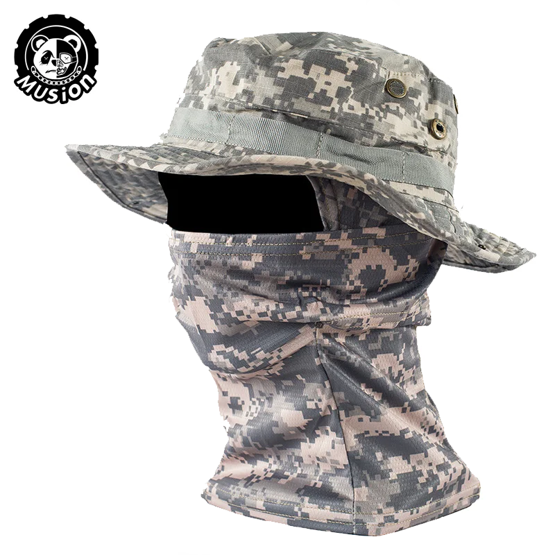 Camouflage Wide Brimmed Boonie Cap