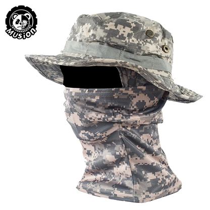Camouflage Wide Brimmed Boonie Cap