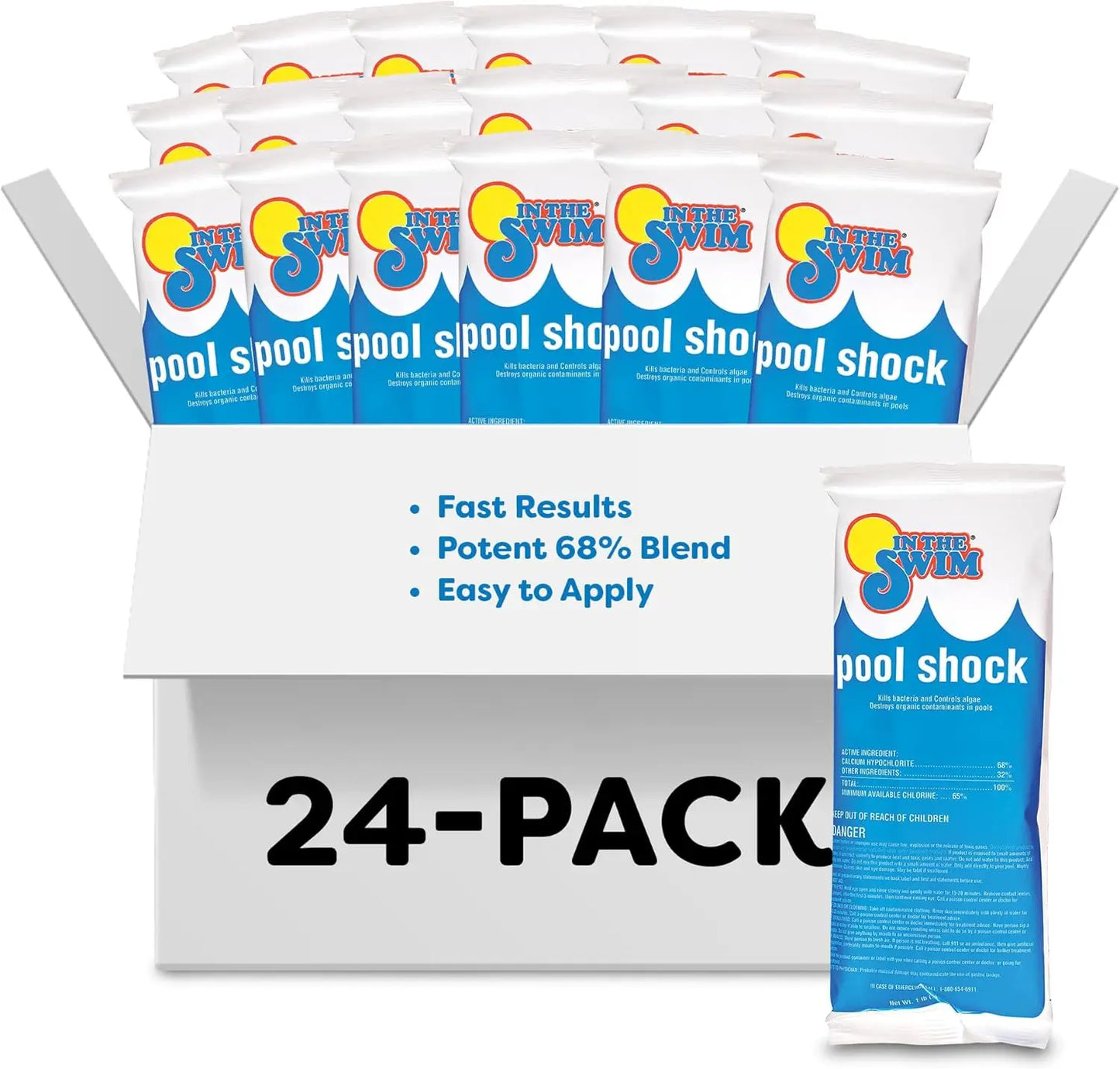 Swim Pool Shock 68% Cal-Hypo Granular Sanitizer