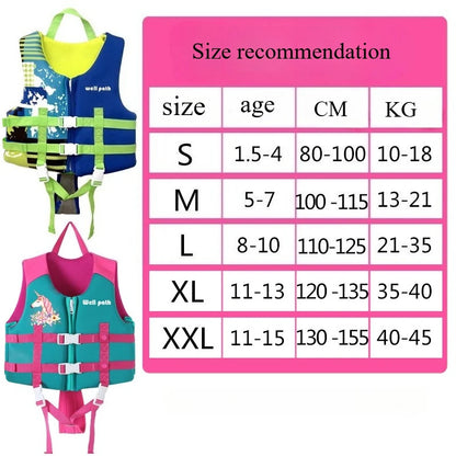 Children's Professional Life Jacket for Swimming and Drifting