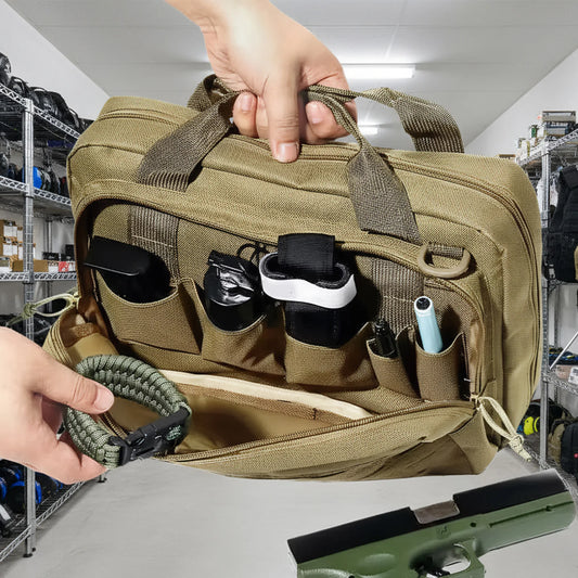 600D Oxford Cloth Tactical Handgun Bag Multiple Pockets
