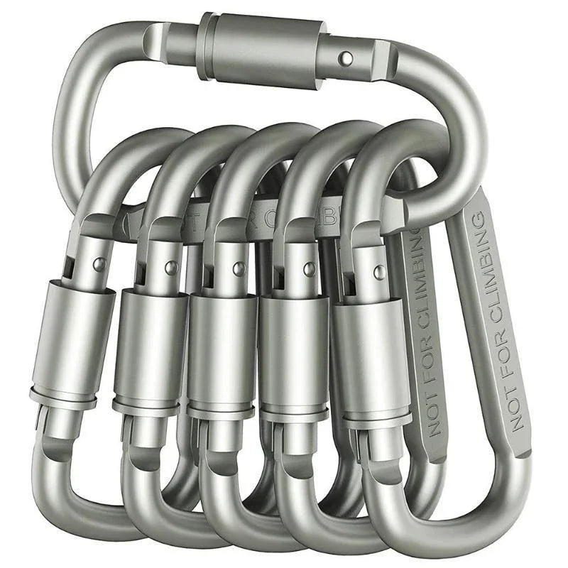 4-6PCS Carabiner Set For Key Camping Survival