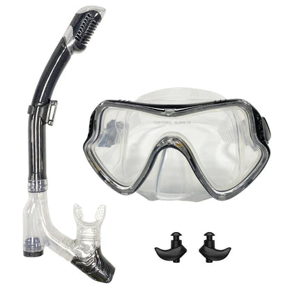 Professional Snorkel Diving Mask and Easy Breath Tube Set