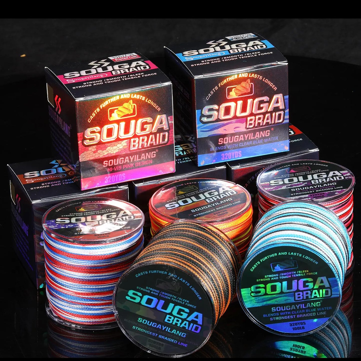 4 Strand Braided Fishing Line 300M