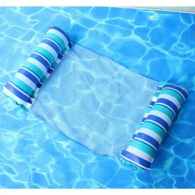 1/2pcs Water Hammock Recliner Inflatable Floating Swimming Mattress Sea Swimming Ring Pool Party Toy Lounge Bed For Swimming