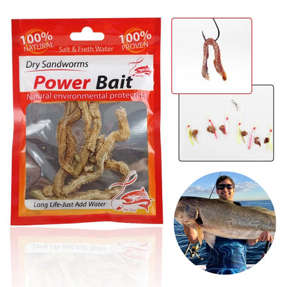 Dry Sandworms Fishing Lures