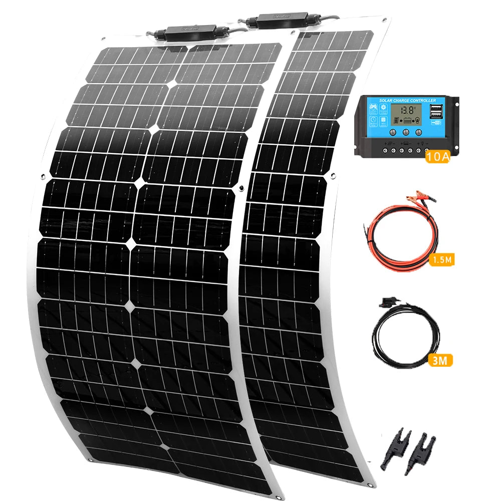 12V 50W Flexible Solar Panel 19.8V 100W Photovoltaic solar panels