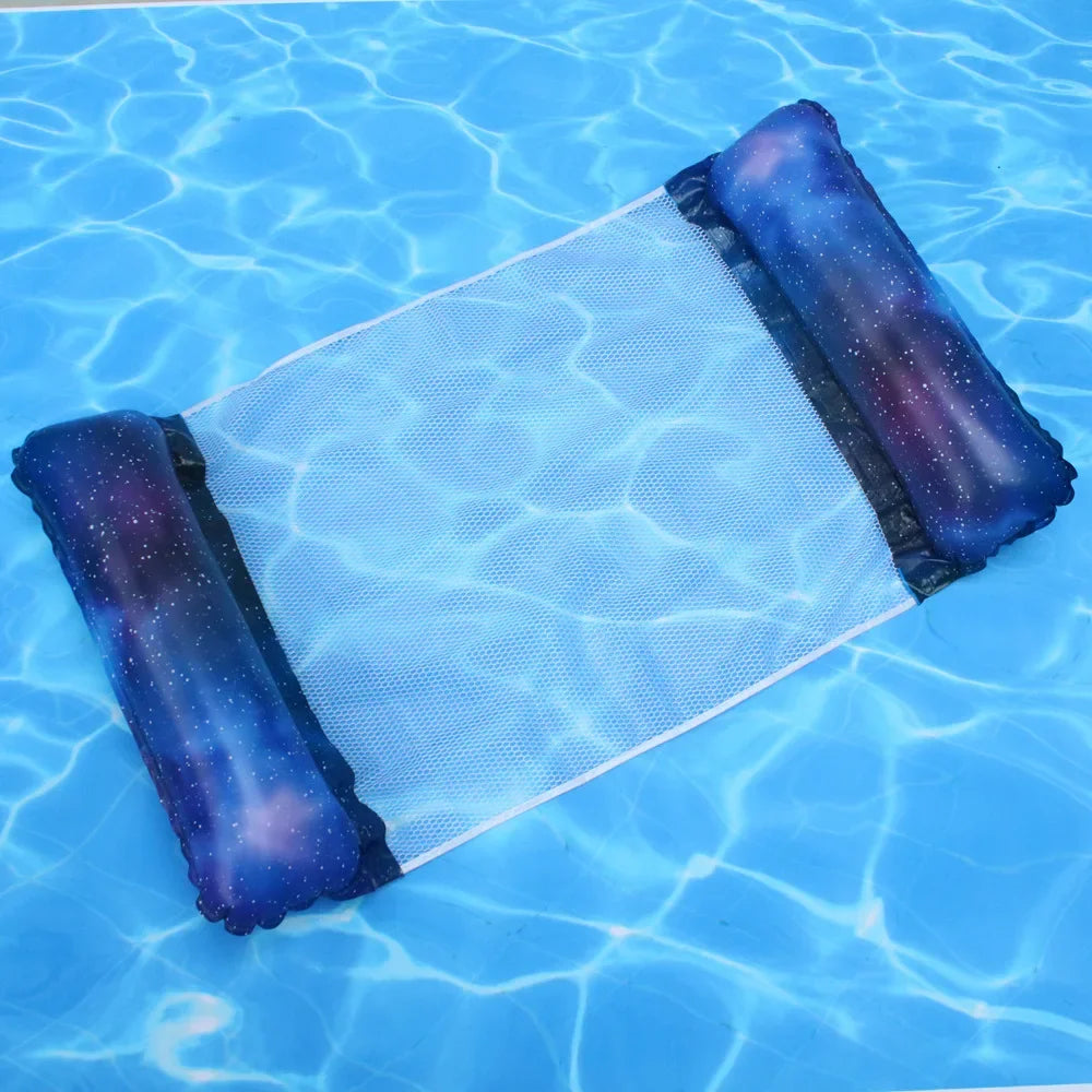 1/2pcs Water Hammock Recliner Inflatable Floating Swimming Mattress Sea Swimming Ring Pool Party Toy Lounge Bed For Swimming