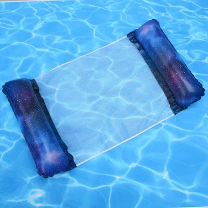 1/2pcs Water Hammock Recliner Inflatable Floating Swimming Mattress Sea Swimming Ring Pool Party Toy Lounge Bed For Swimming