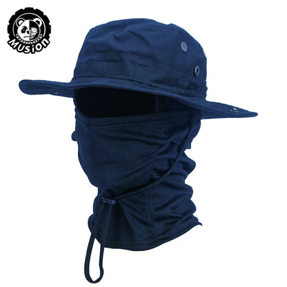 Camouflage Wide Brimmed Boonie Cap