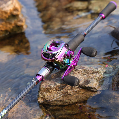 Telescopic Fishing Rod Carbon Fiber, for Freshwater & Saltwater