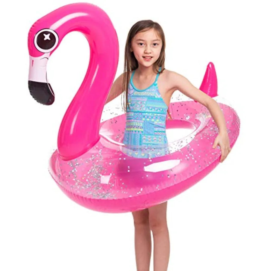 Inflatable Flamingo Pool Floats for Adults Summer Beach Lake