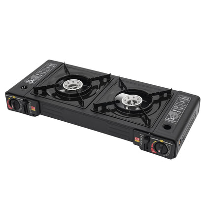 2 Burners Portable Butane Camping Stove