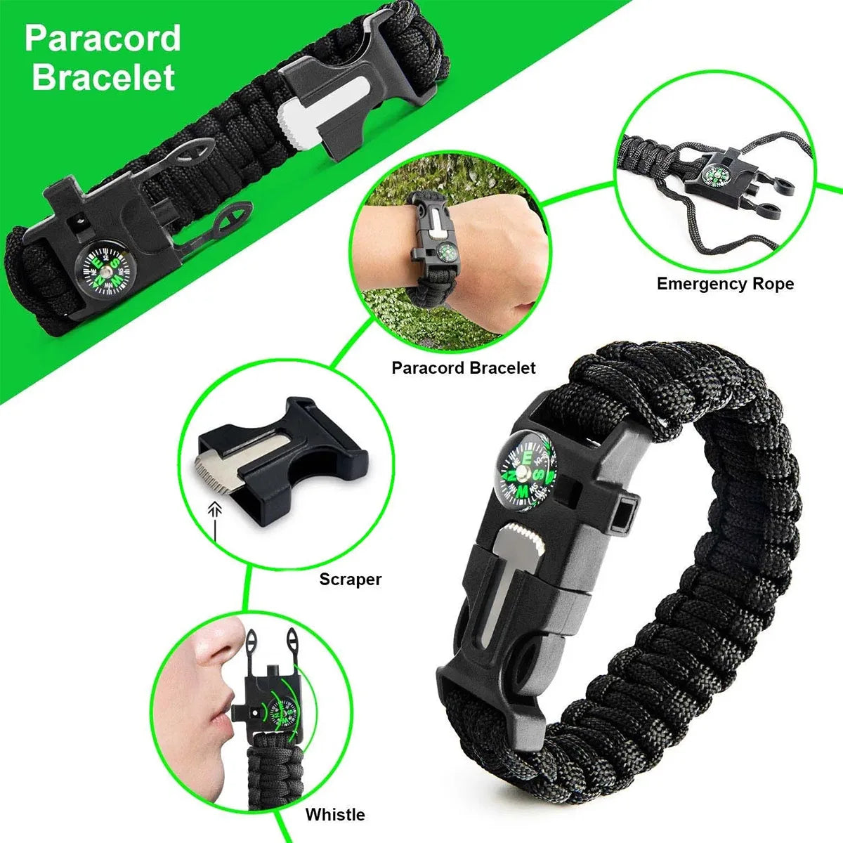 Emergency Equipment Camping Survival Tool Set Multifunctional