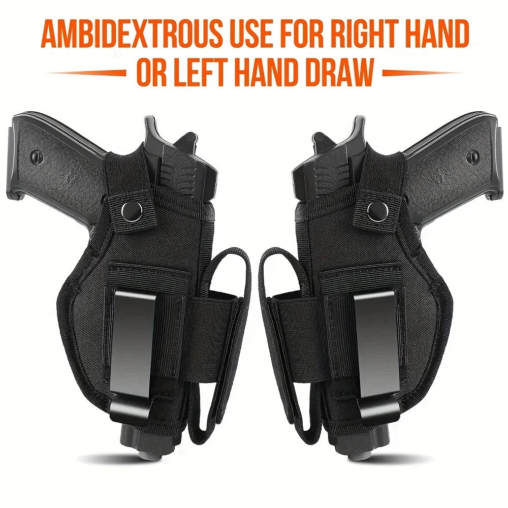 1Pc Ambidextrous Nylon Concealed Carry Gun Holster