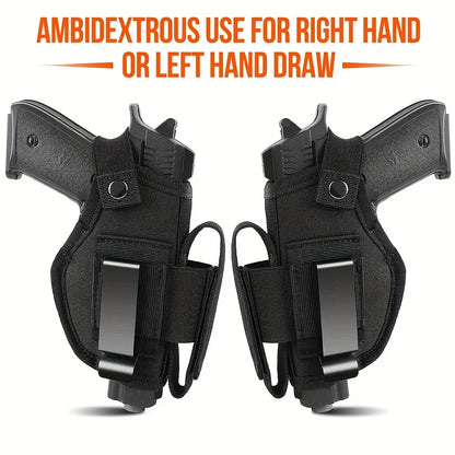 1Pc Ambidextrous Nylon Concealed Carry Gun Holster
