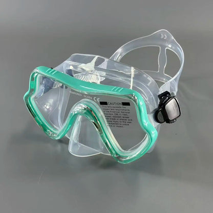 Large frame silicone face mask snorkeling mask for adults, men and women