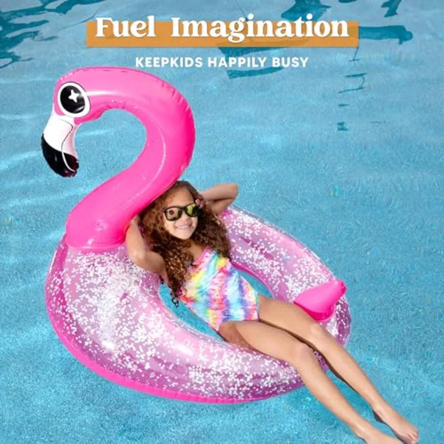 Inflatable Flamingo Pool Floats for Adults Summer Beach Lake