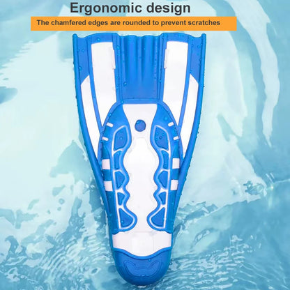 Silicone Buckles Snorkeling Diving Flippers