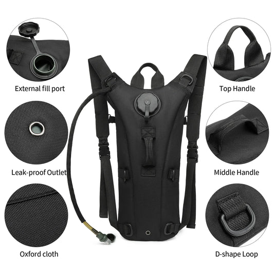 Backpack with 3L Water Bladder