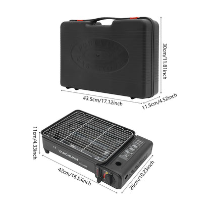 2.2KW Portable LPG/Butane Gas Grill Stove