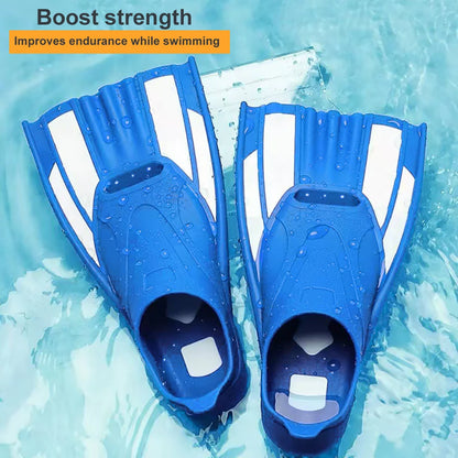 Silicone Buckles Snorkeling Diving Flippers