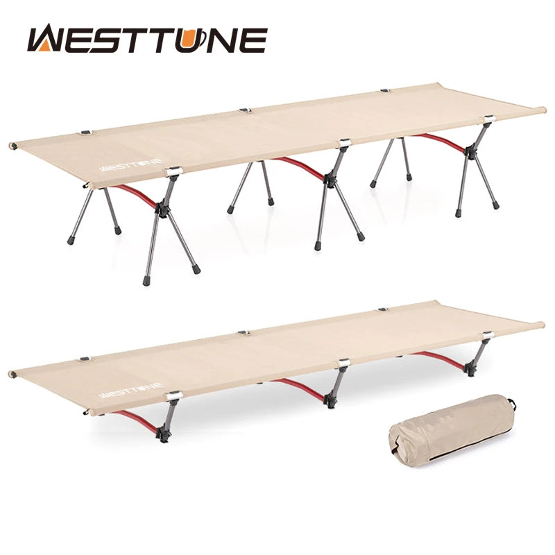 Camping Cot with Leg Extenders Ultralight Aluminum Alloy
