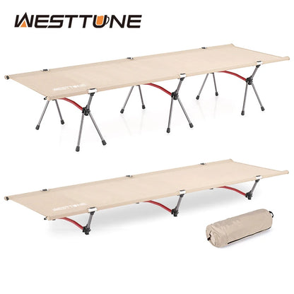 Camping Cot with Leg Extenders Ultralight Aluminum Alloy