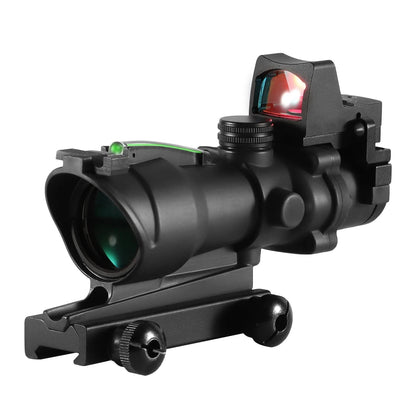 Adjustable 4x32 Red Dot Tactical Scope