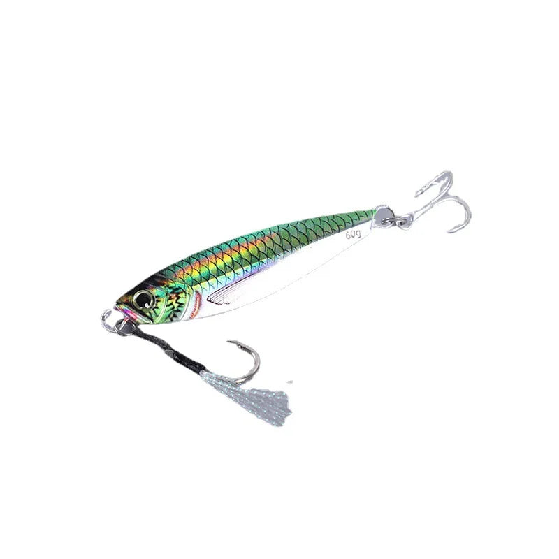 Metal Cast Jig Spoon 7g Artificial Bait Tackle