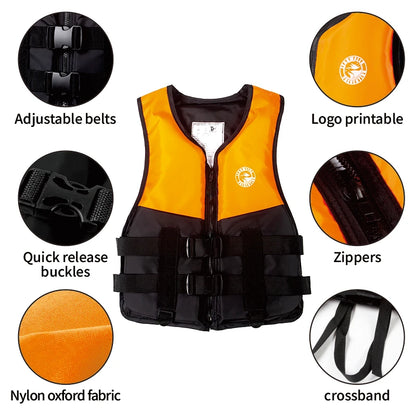 Life Jacket for Adult Children, Men Women Buoyancy