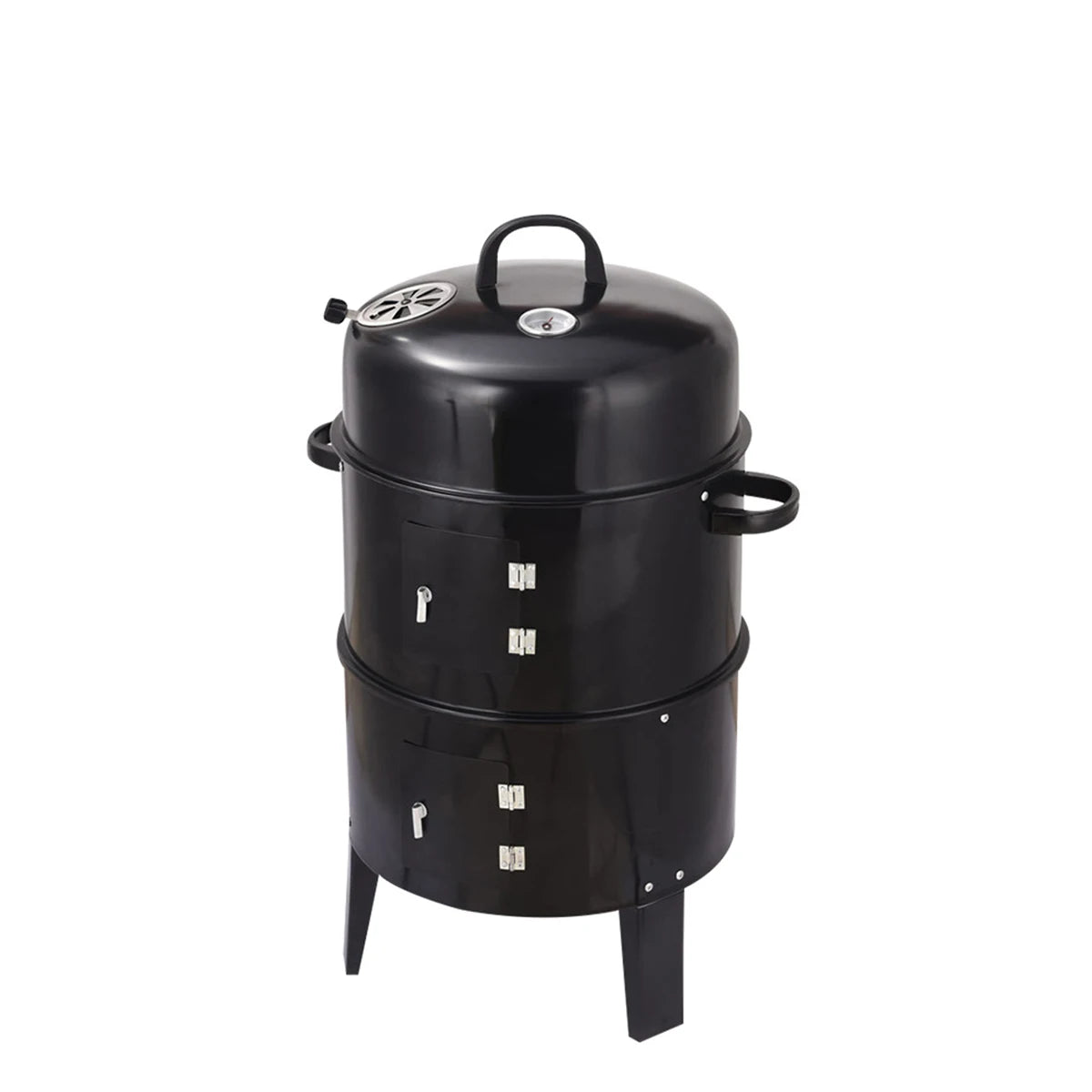 3-Tier Charcoal Smoker Grill,