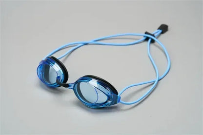 New Swimming Goggles Rope Head with Bright Color Electroplated Waterproof and Anti-fog Goggles Adult Outdoor Swimming Glasses