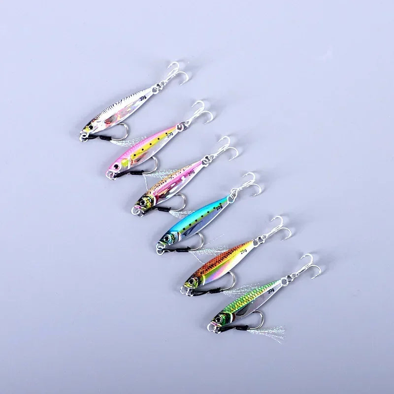 Metal Cast Jig Spoon 7g Artificial Bait Tackle