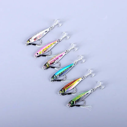Metal Cast Jig Spoon 7g Artificial Bait Tackle