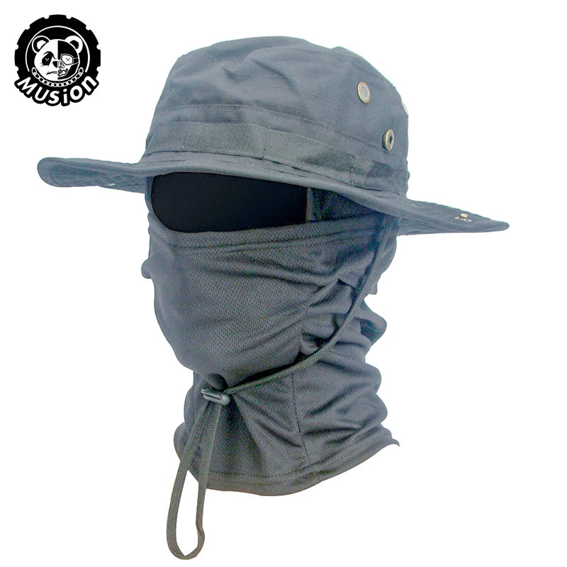 Camouflage Wide Brimmed Boonie Cap