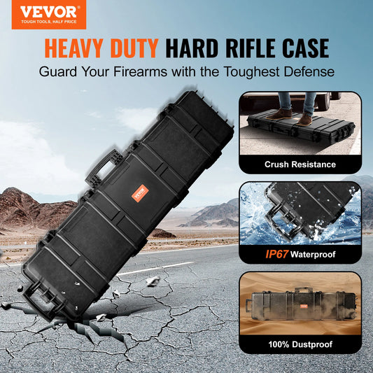 Rifle Hard Case Portable Long Gun Storage