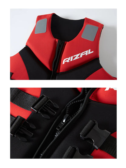 Adjustable Buoyancy Vest for Men & Women - Stretch-Fit, Zippered Design,
