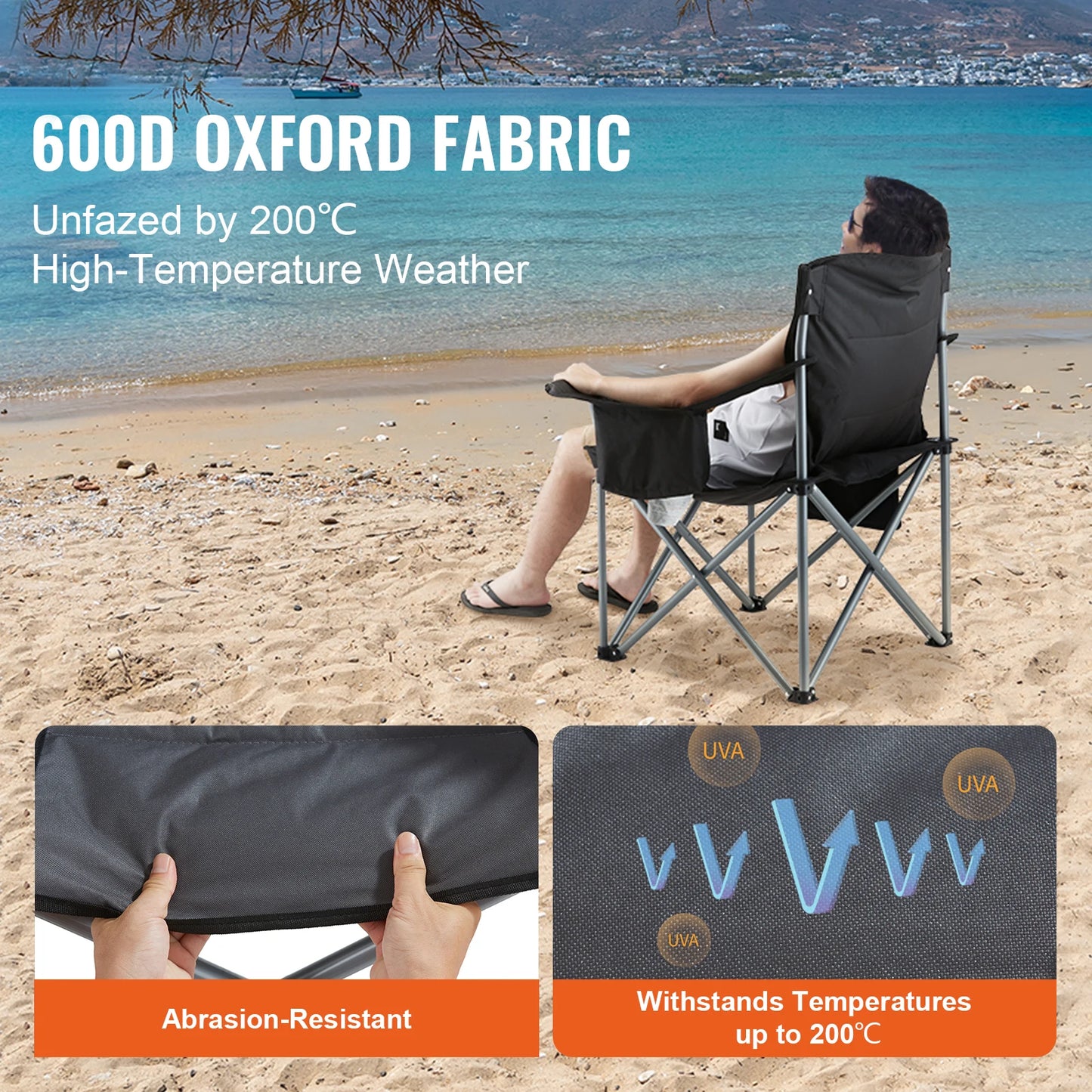 SucceBuy Camping Folding Chair for Adults