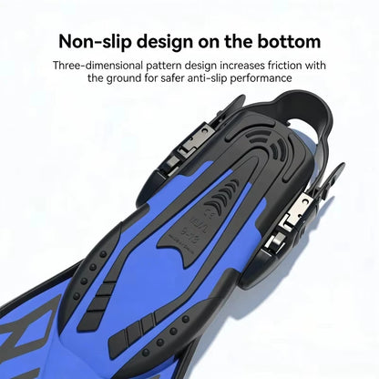 Snorkel / Swimming Flippers Open Heel Travel Size Adult Men/ Women
