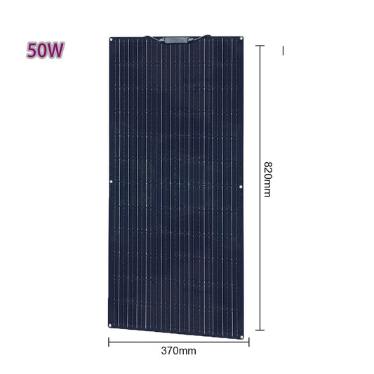 12V 50W Flexible Solar Panel 19.8V 100W Photovoltaic solar panels