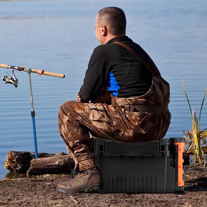 Portable Fishing Tackle Box 2 Tier Multi-functional