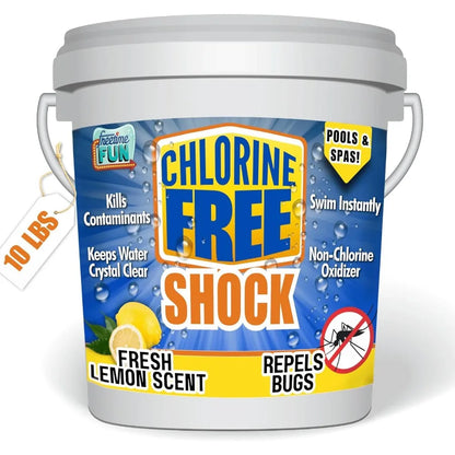 Fast acting and quick dissolving chlorine free pool shock for pools and spas
