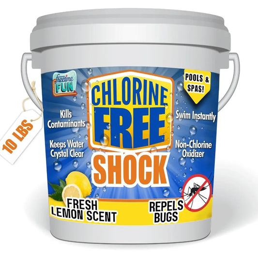Fast acting and quick dissolving chlorine free pool shock for pools and spas